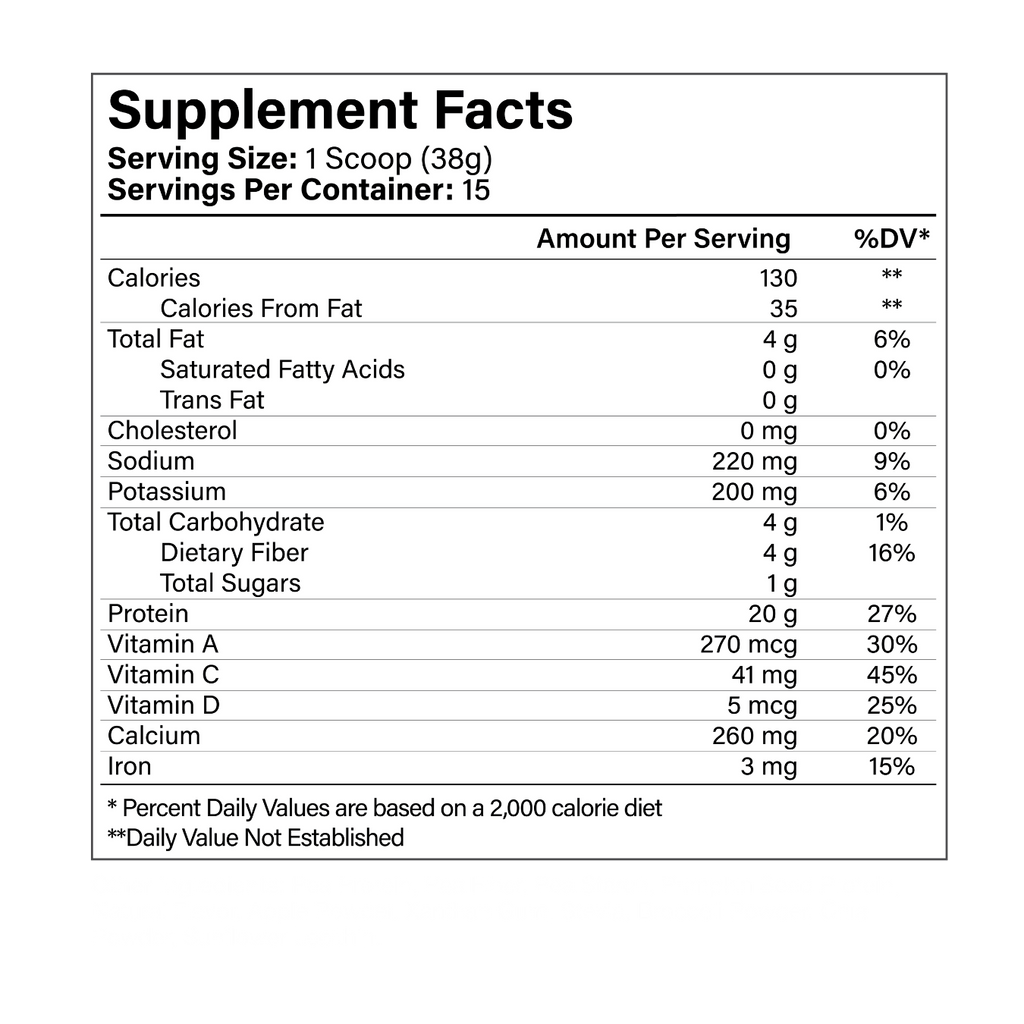 PlantProtein | Muscle & Recovery Support
